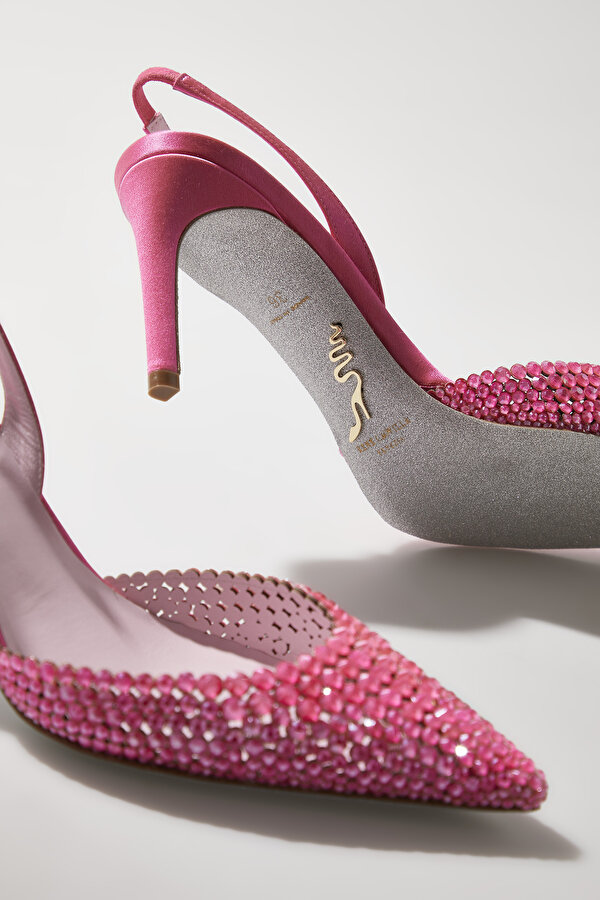 PINK LEATHER SHOES 6