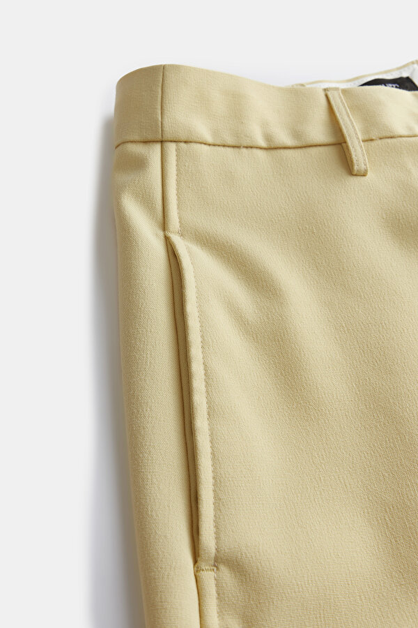 YELLOW WIDE LEG TROUSERS 7