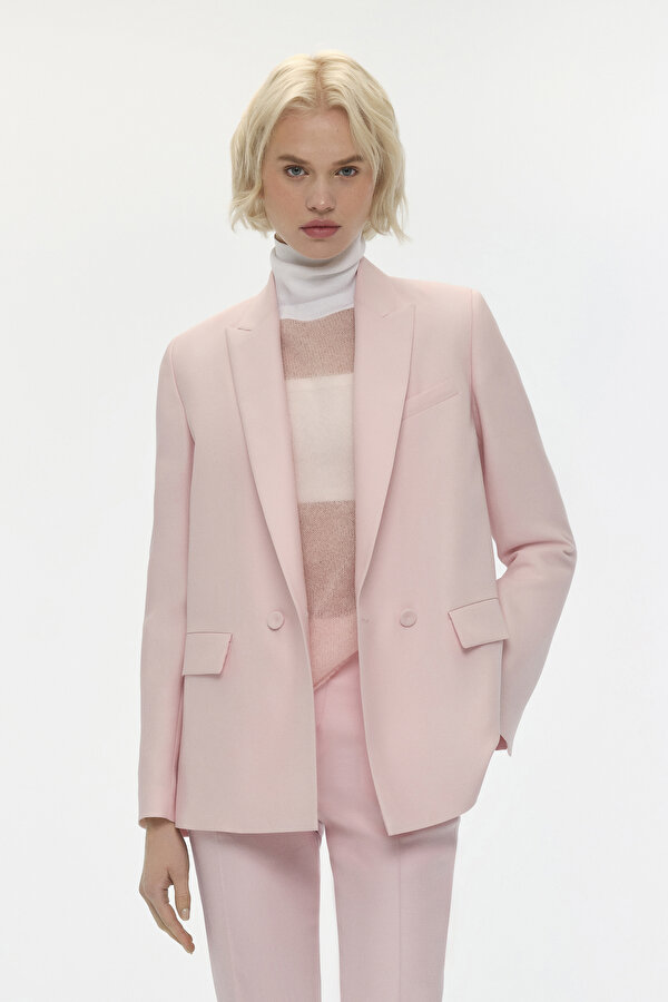 PEMBE KRUVAZE CEKET 2