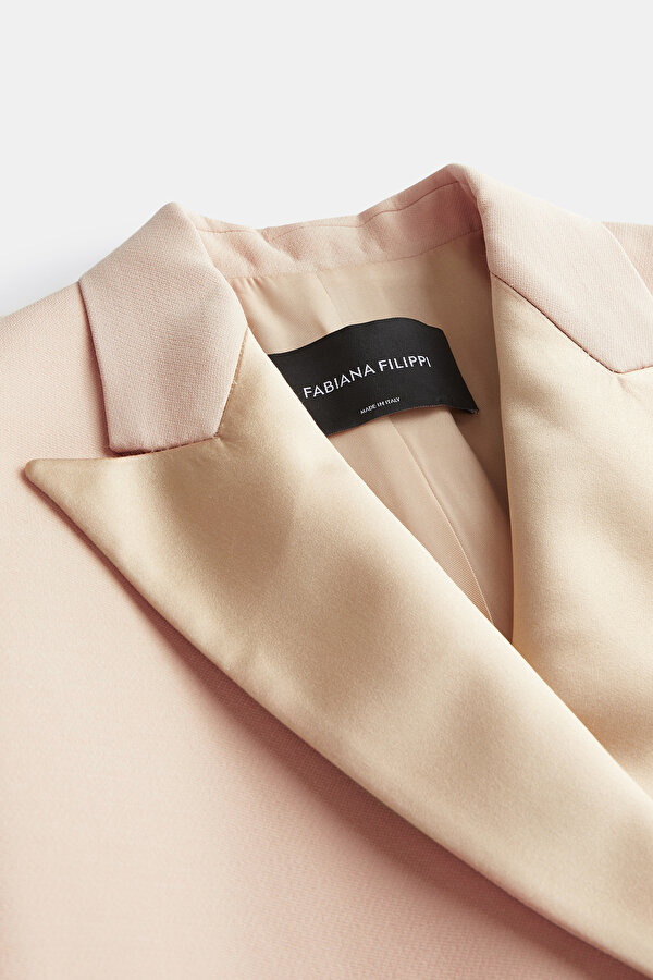 POWDER SURPLICE NECKLINE (CROSS-OVER NECKLINE) JACKET 7