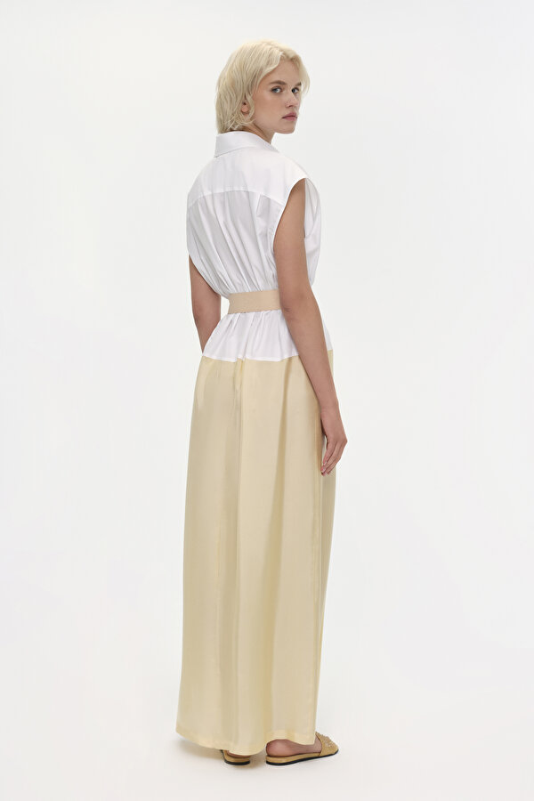 WHITE SHORT SLEEVE DRESS 2