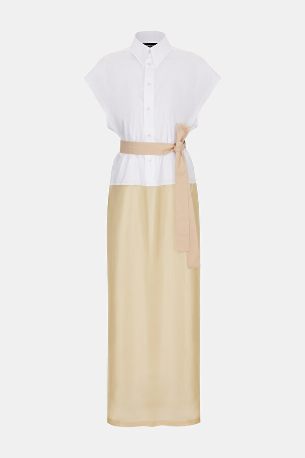 WHITE SHORT SLEEVE DRESS 6