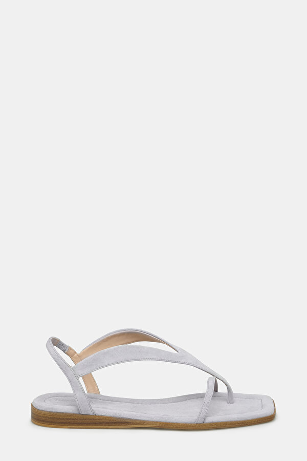 GREY SUEDE SANDALS