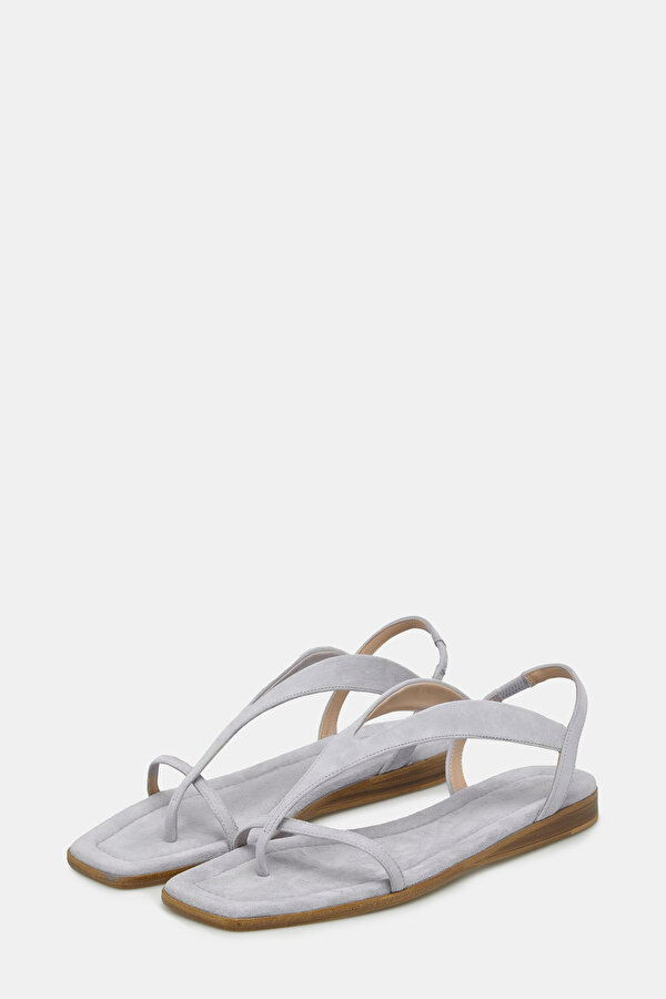 GREY SUEDE SANDALS 2