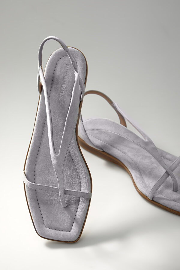 GREY SUEDE SANDALS 6