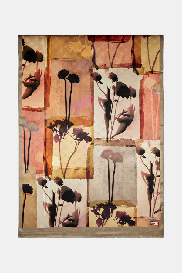 MINK JAQUARD SHAWL