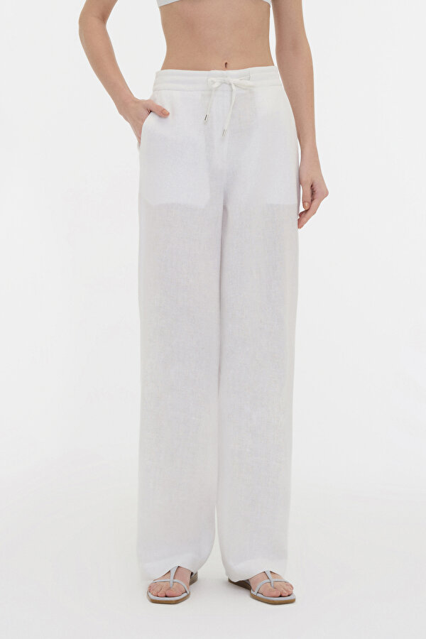 SILVER STRAIGHT CUT TROUSERS 2