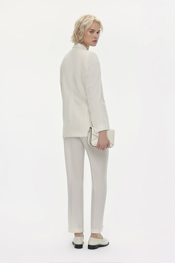 SILVER SURPLICE NECKLINE (CROSS-OVER NECKLINE) JACKET 2