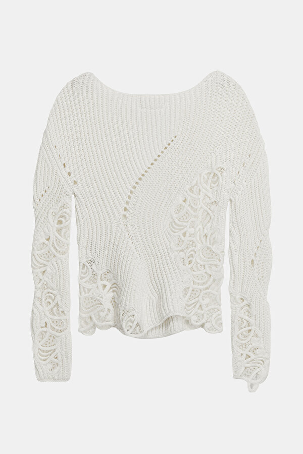 WHITE BOAT NECK JERSEY 7