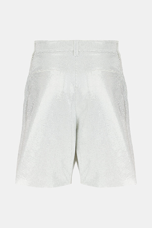 WHITE DESIGN FILLED BERMUDA 6