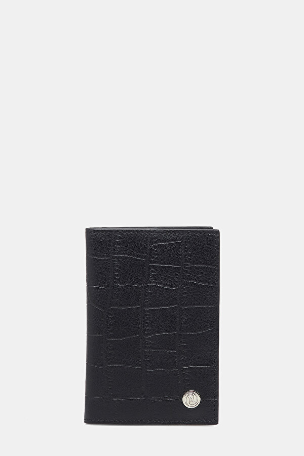 BLACK LEATHER WALLET