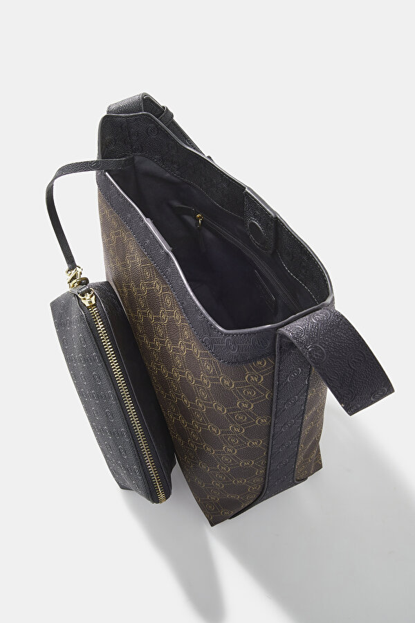 BLACK MONOGRAM BAG 6