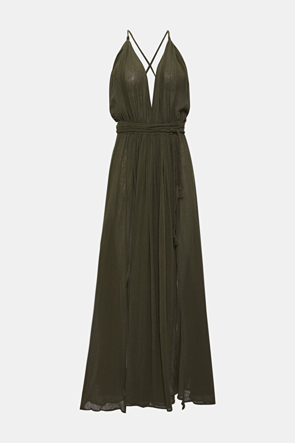DARK BROWN DRESS