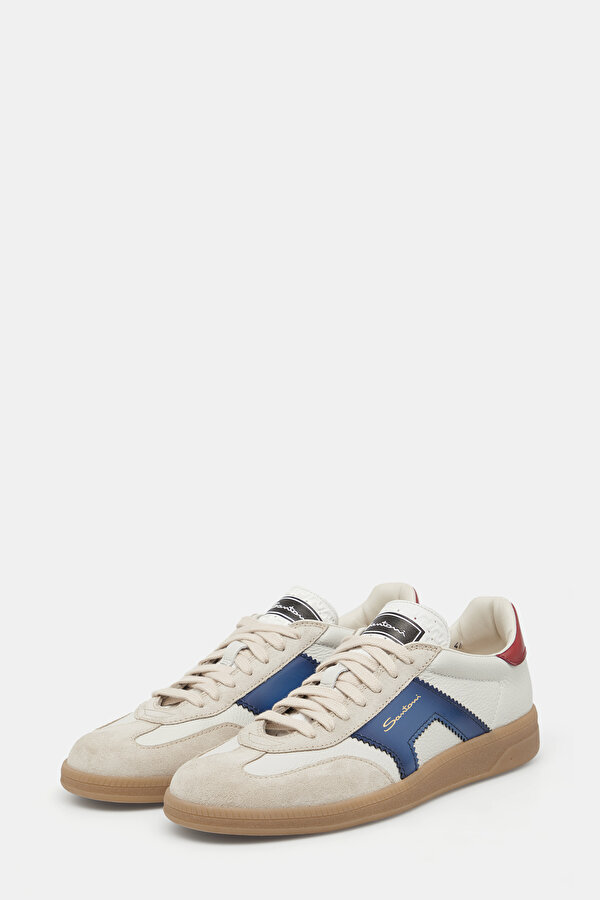 EKRU DERİ SNEAKER 2