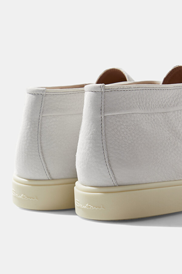 WHITE LEATHER SHOE 6