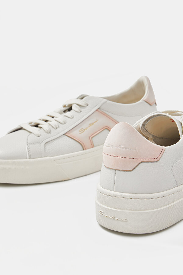 LIGHT PINK LEATHER SNEAKER 6