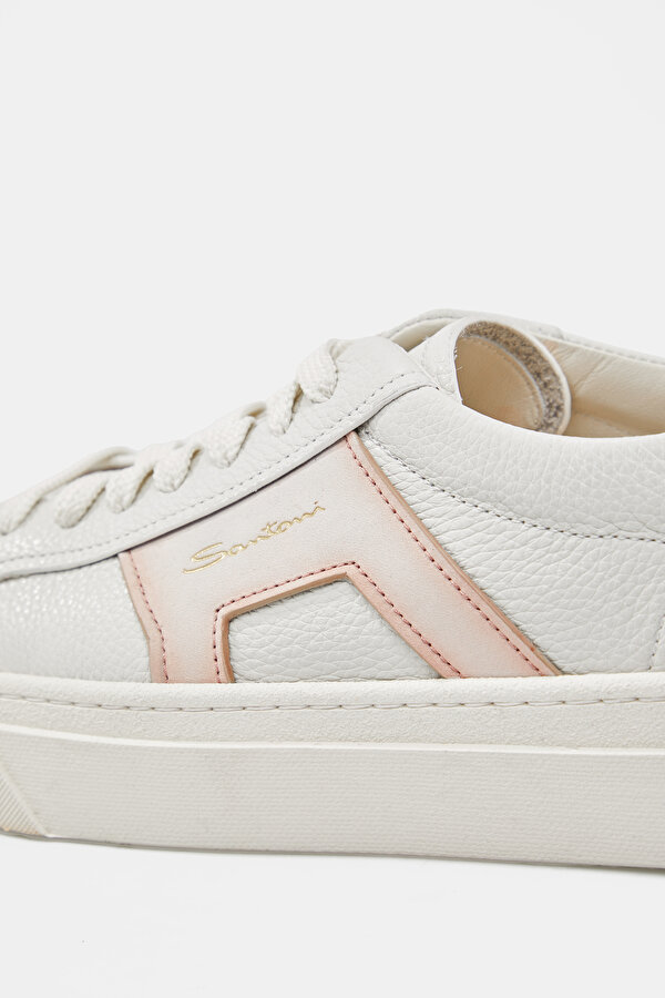 LIGHT PINK LEATHER SNEAKER 7