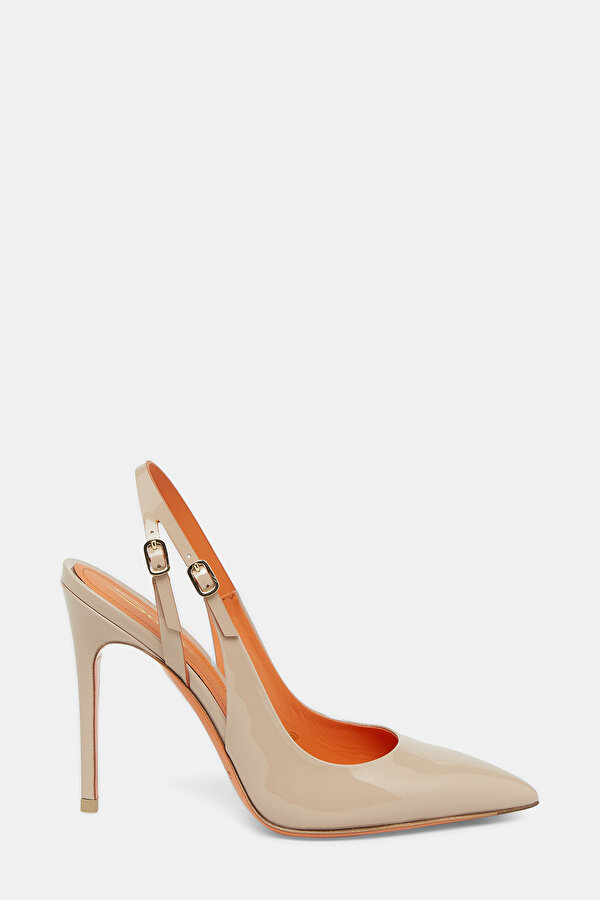 BEIGE PATENT LEATHER SHOE