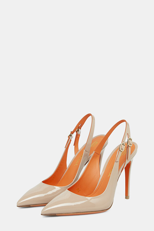 BEIGE PATENT LEATHER SHOE 2