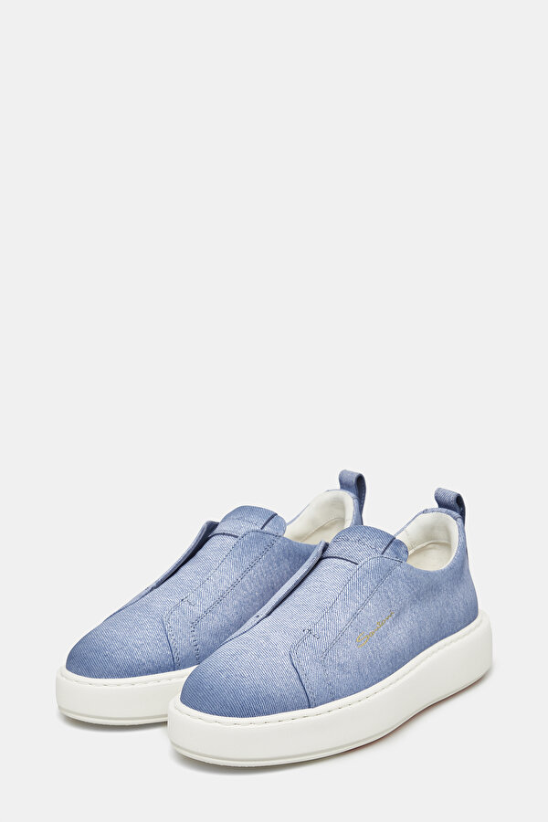 BLUE LEATHER SHOE 2