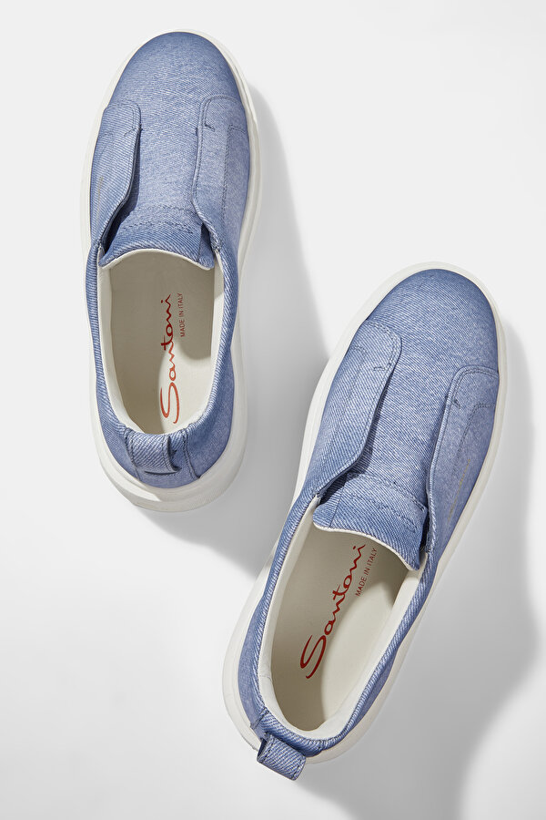 BLUE LEATHER SHOE 6