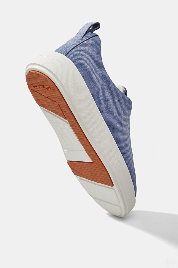 BLUE LEATHER SHOE 7