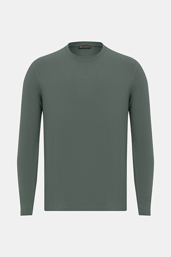NEPHY BASIC / ROUND NECKLINE LONG SLEEVE TSHIRT