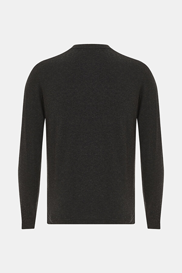 BLACK BASIC / ROUND NECKLINE LONG SLEEVE TSHIRT 2