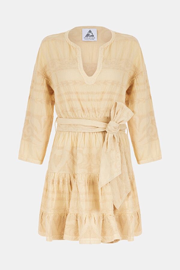 BEIGE DRESS