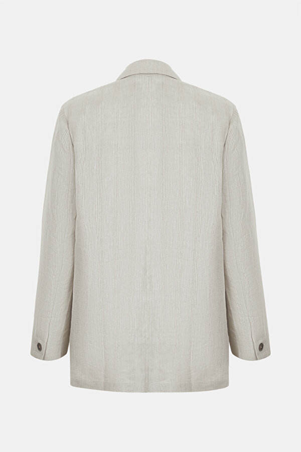 SAND SURPLICE NECKLINE (CROSS-OVER NECKLINE) JACKET 6