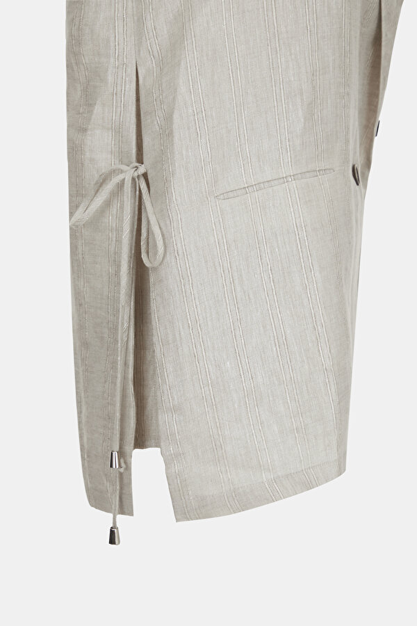 SAND SURPLICE NECKLINE (CROSS-OVER NECKLINE) JACKET 7