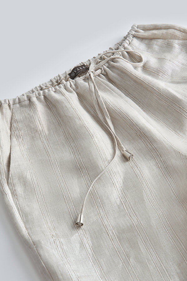 SAND SKINNY LEG TROUSERS 6