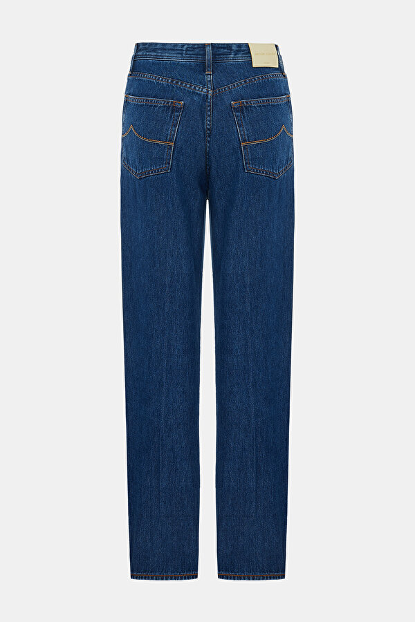 DARK NAVY BLUE STRAIGHT CUT TROUSERS 6