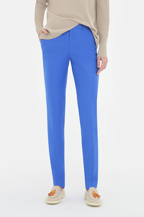 BLUE SKINNY LEG TROUSERS 2