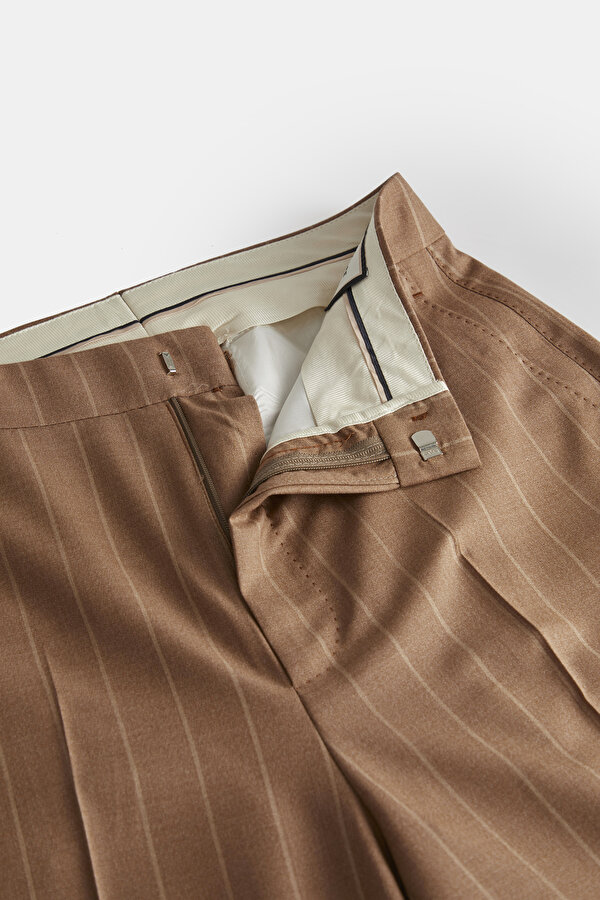 BROWN WIDE LEG TROUSERS 6