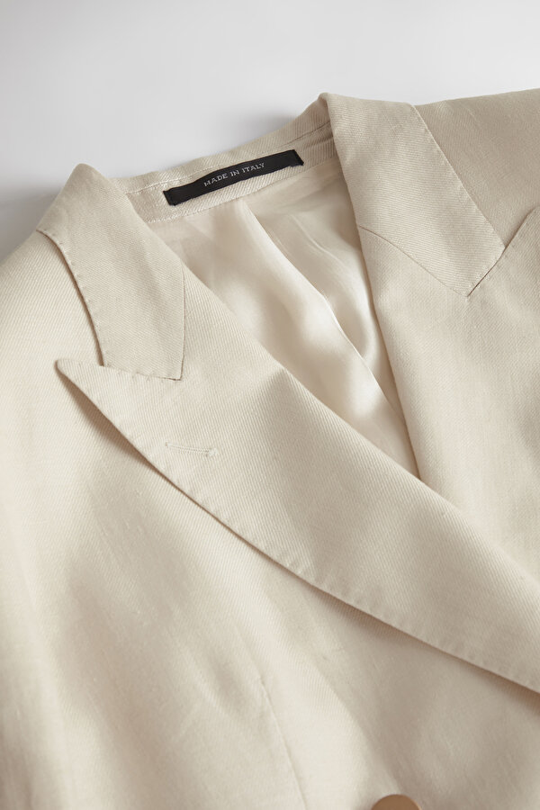 NATURAL SURPLICE NECKLINE (CROSS-OVER NECKLINE) JACKET 7