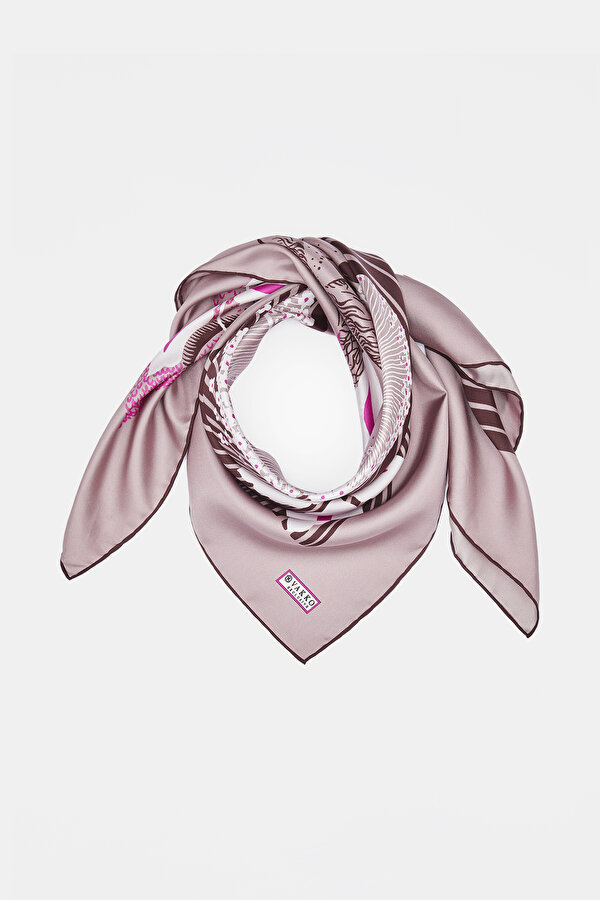 PINK TWILL SCARF 2