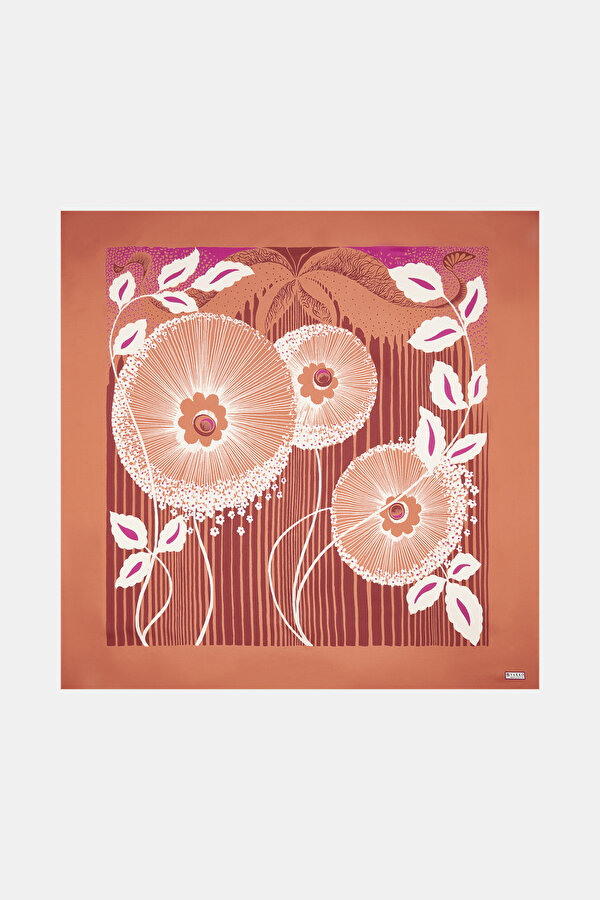 ORANGE TWILL SCARF