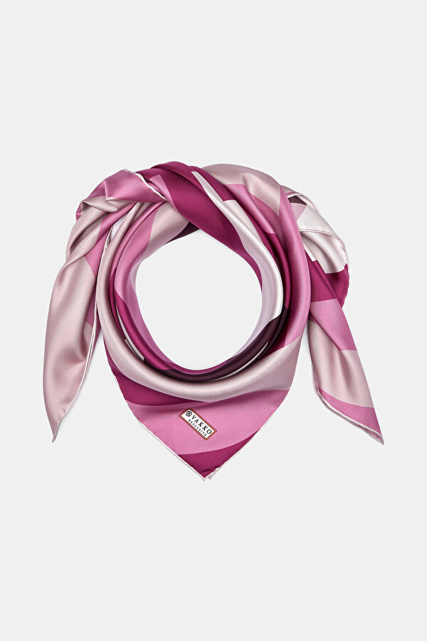 DAMSON GEOMETRIC DESIGN TWILL SCARF 2