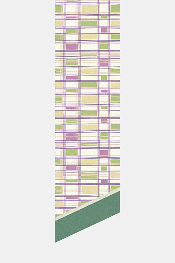 EKRU ÇİÇEK DESENLİ TWILL FULAR 2