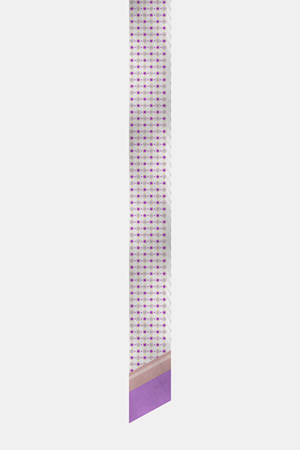 SOMON ÇİÇEK DESENLİ TWILL FULAR 2