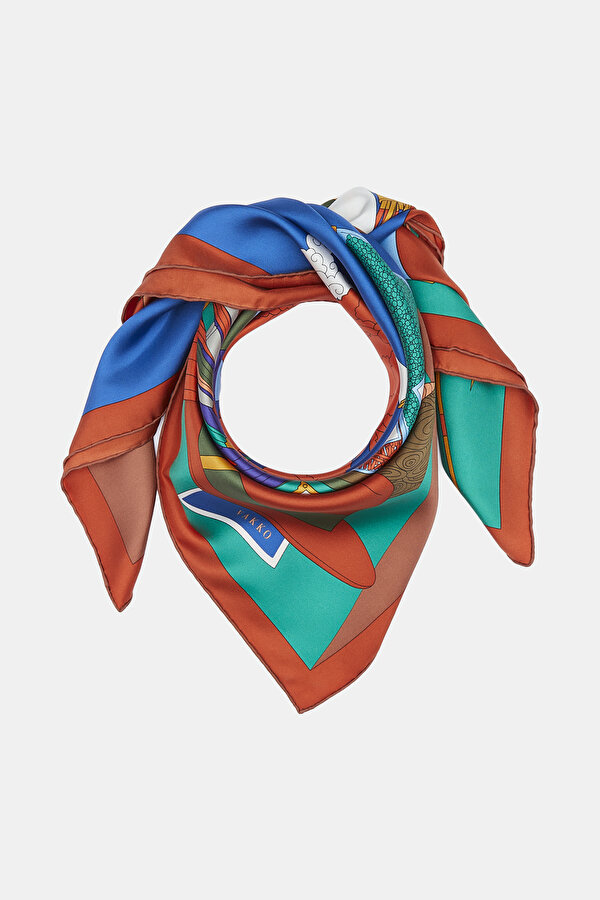 GREEN OBJECT DESIGN TWILL SCARF 2