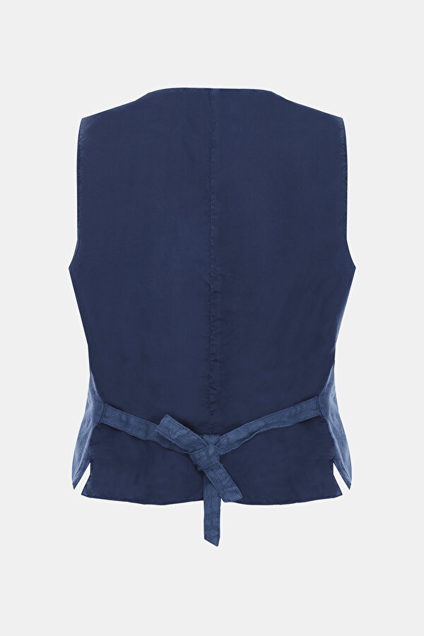 DARK BLUE V NECK VEST 6