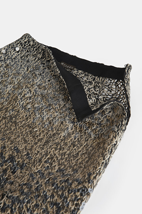 ECRU KNITTING DESIGN SKIRT 6