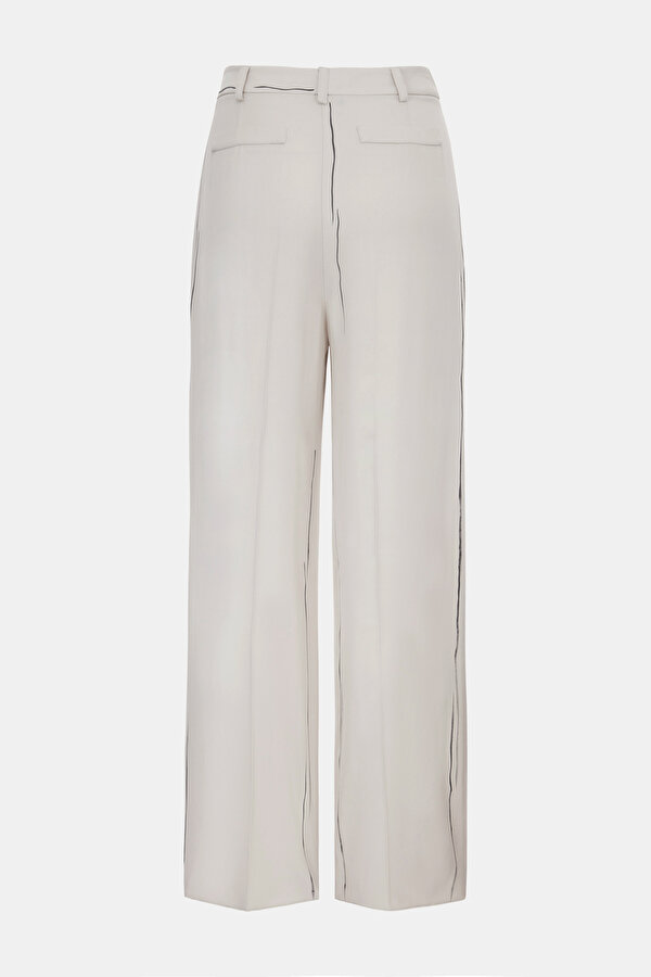 BLACK WIDE LEG TROUSERS 6