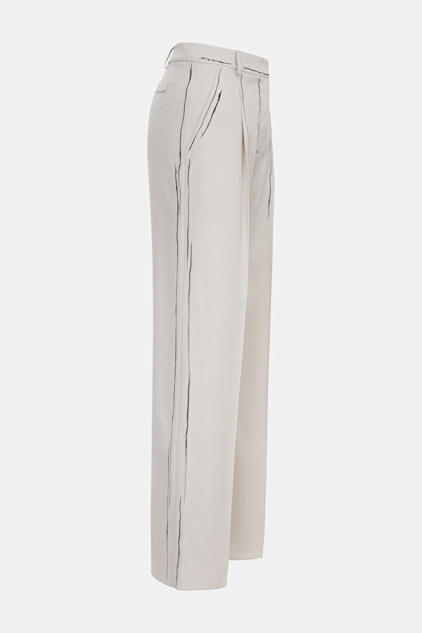 BLACK WIDE LEG TROUSERS 7