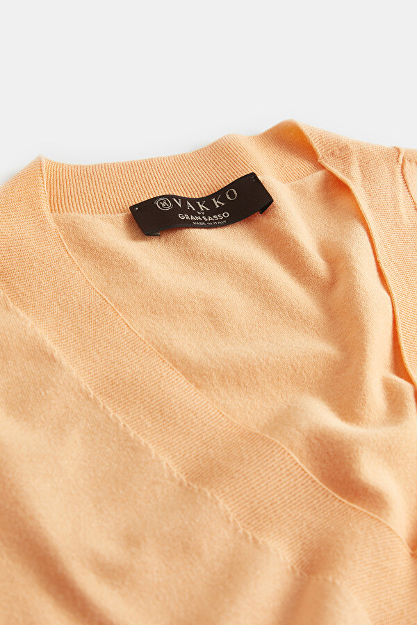 ORANGE V NECK JERSEY 6