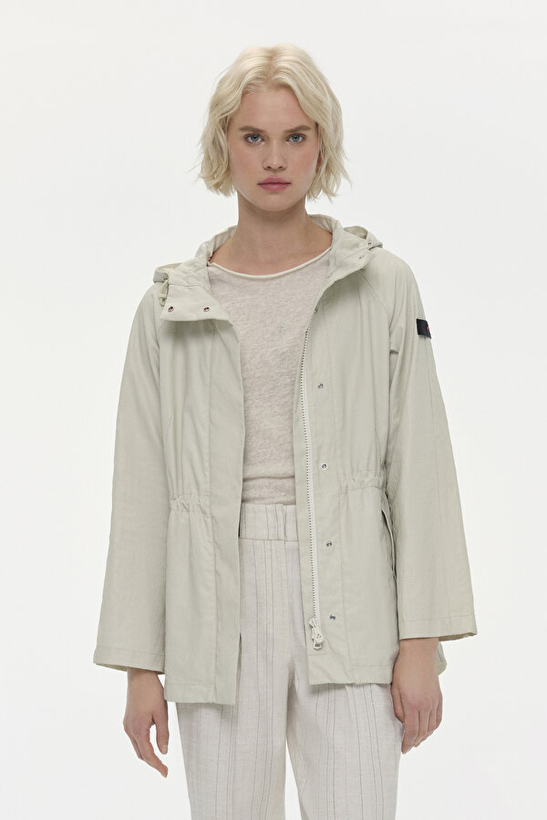 ECRU LINEN LIGHT OVERCOAT 2