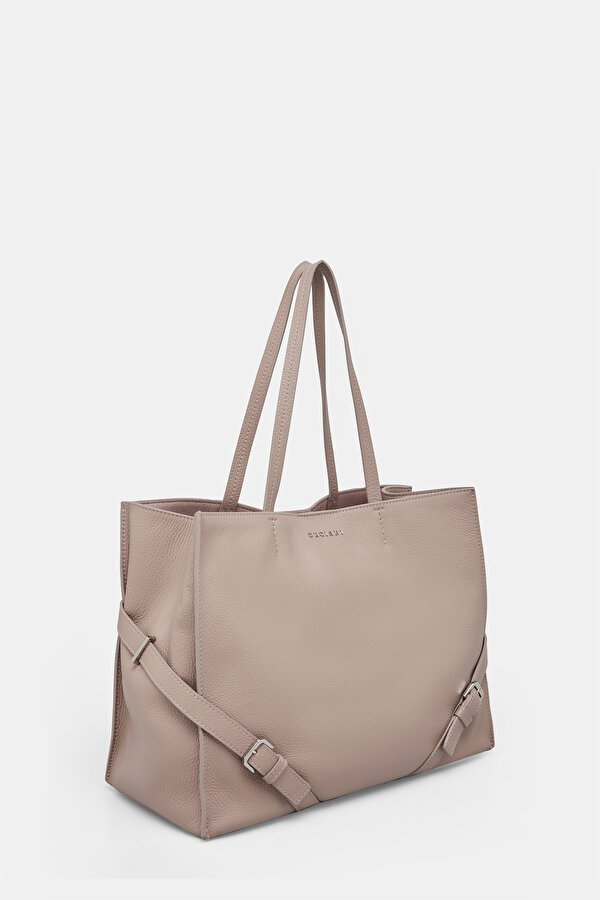 BEIGE LEATHER BAG 2