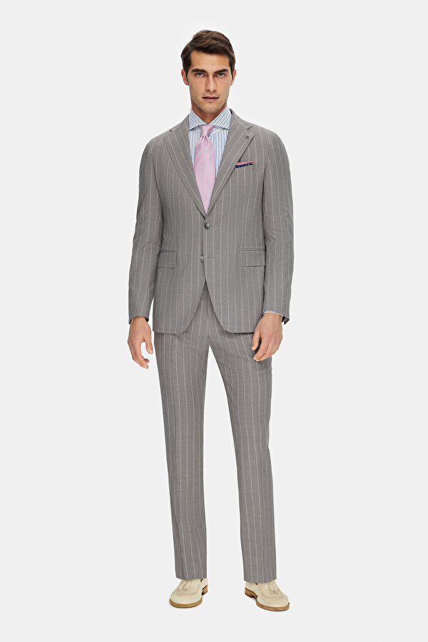 LIGHT GREY WOOL SUIT